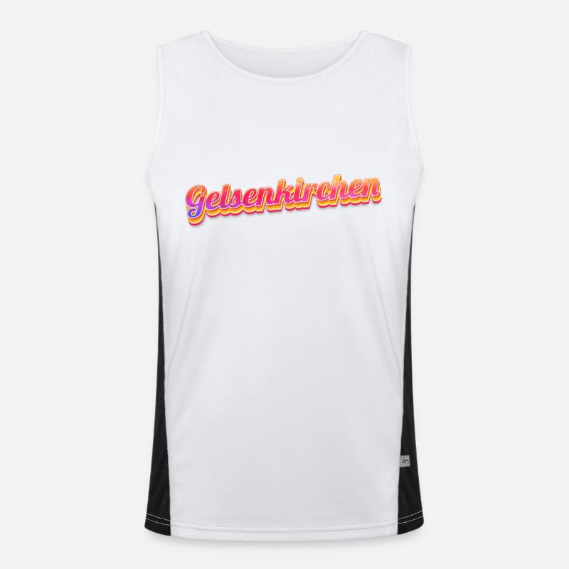 Gelsenkirchenerin Gelsenkirchener Gelsenkirchen Men's Functional Contrast Tank Top 
