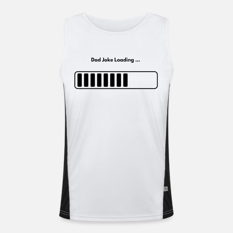 "Dad Joke Loading" Loading Bar Men's Functional Contrast Tank Top 
