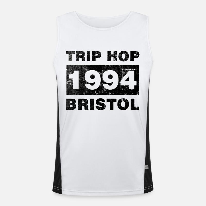TRIP HOP BRISTOL BLACK Men's Functional Contrast Tank Top 