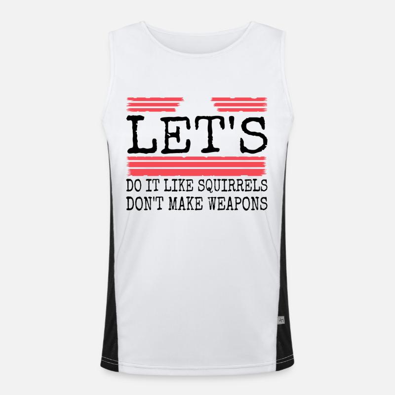 mammal birthday present awareness Funktionelles Kontrast-Tank Top für Männer 