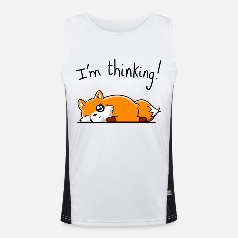 I'm thinking ( Fox ) Men's Functional Contrast Tank Top 