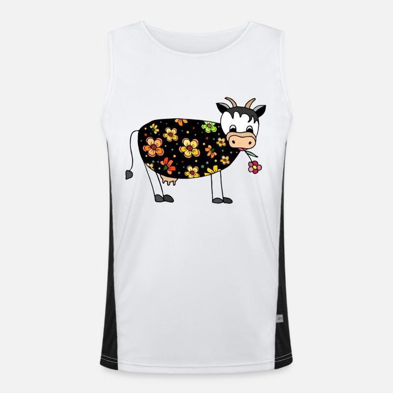 Vache Débardeur respirant contrasté Homme 