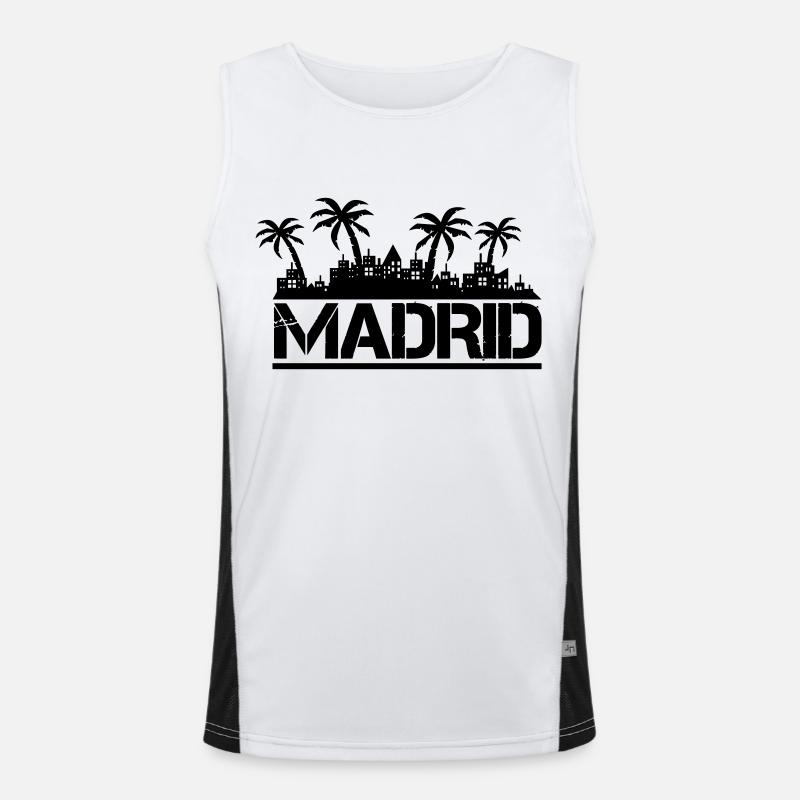 Madrid Men's Functional Contrast Tank Top 