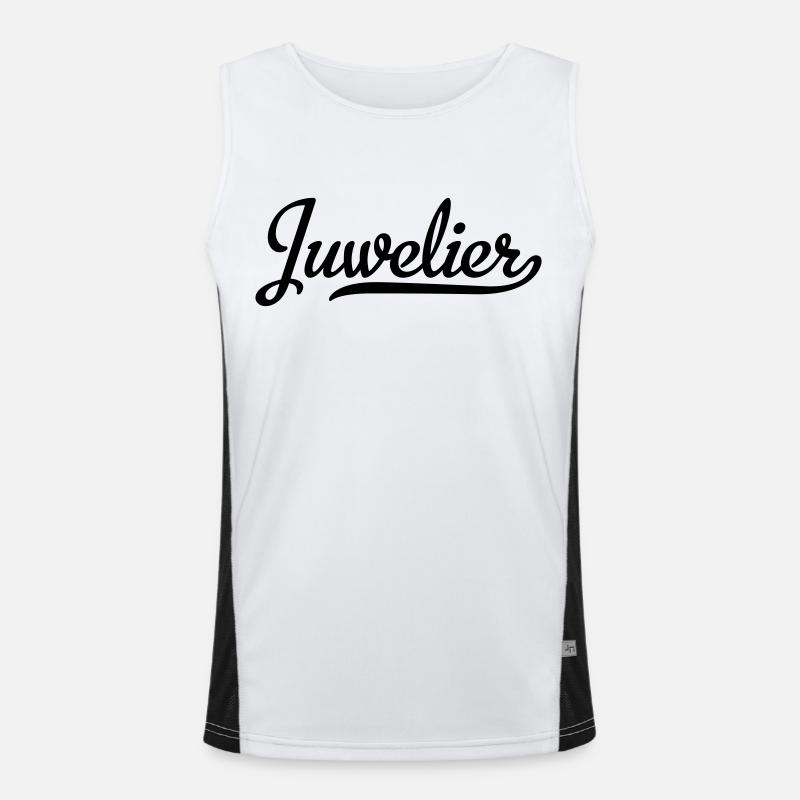 Juwelier Funktionelles Kontrast-Tank Top für Männer 