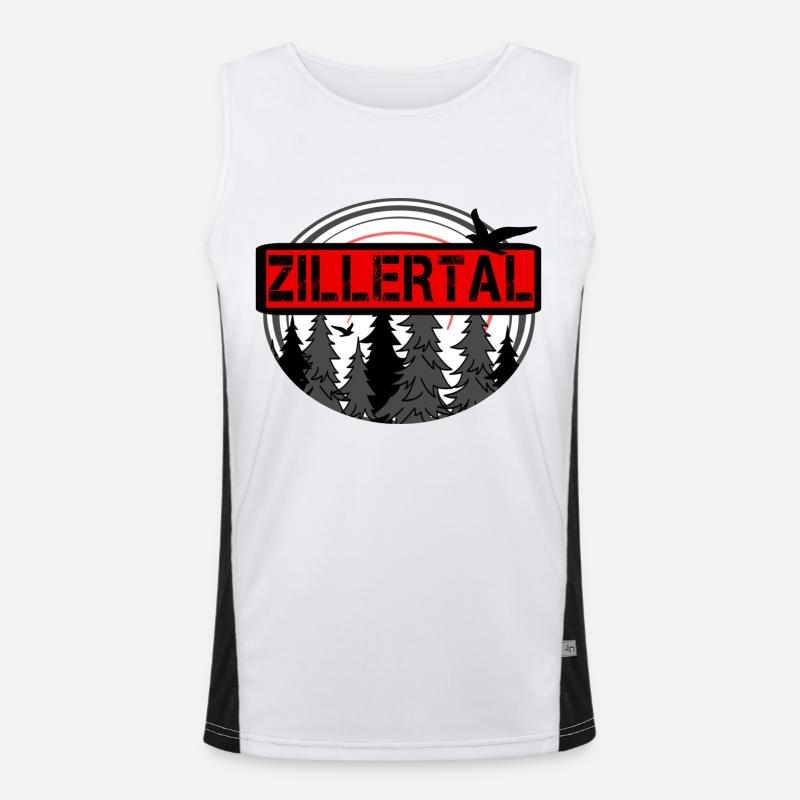 Zillertal Men's Functional Contrast Tank Top 