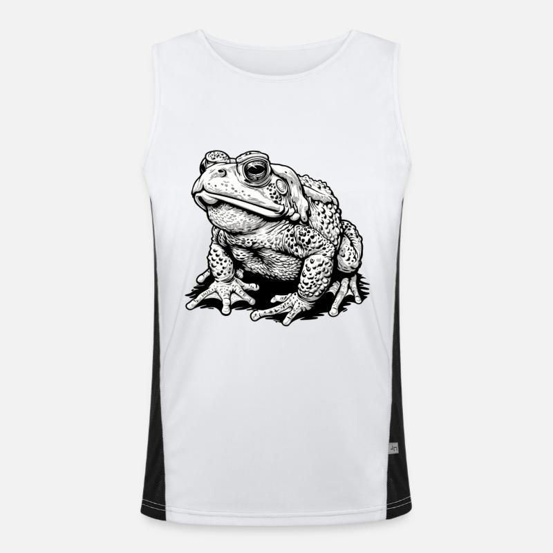 Toad Toads Toad - Men's Functional Contrast Tank Top  - white/black