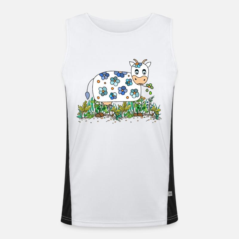 Vache Débardeur respirant contrasté Homme 