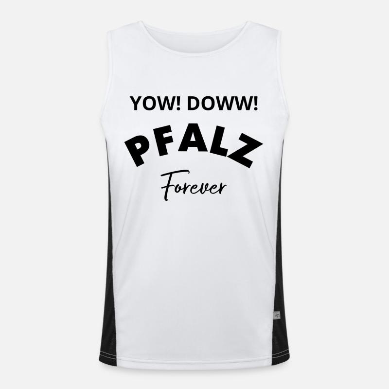 Forever Palatinate Men's Functional Contrast Tank Top 