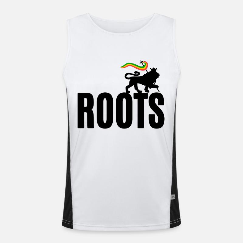 Roots Reggae Débardeur respirant contrasté Homme 