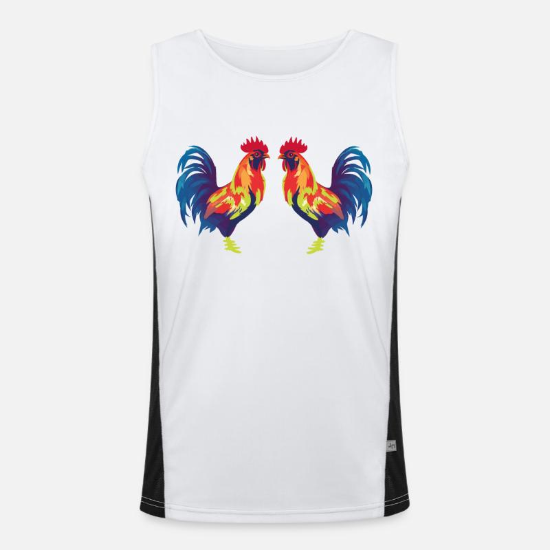 Rooster 2 Men's Functional Contrast Tank Top 