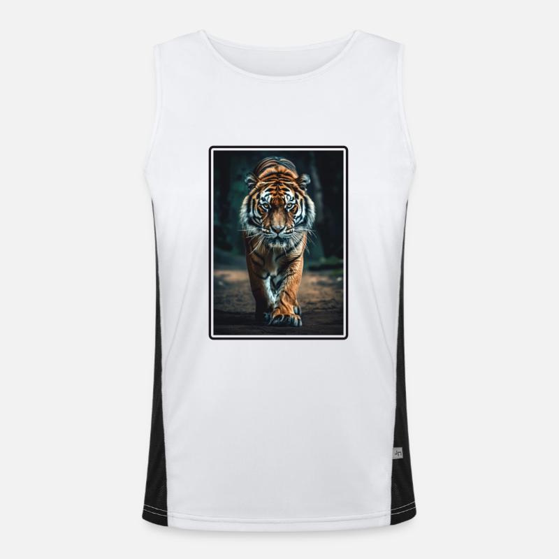 Tiger Men's Functional Contrast Tank Top 