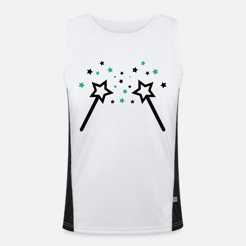Wand 002 Men's Functional Contrast Tank Top 