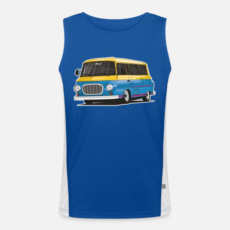Barkas B1000 // Illustration Funktionelles Kontrast-Tank Top für Männer 