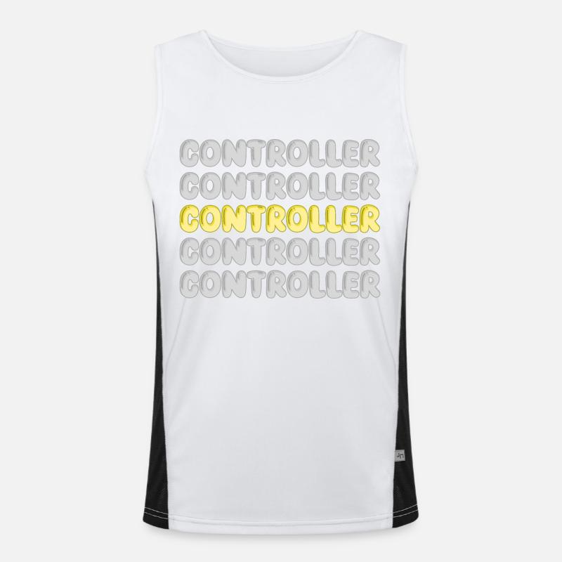 Work Controller Men's Functional Contrast Tank Top 