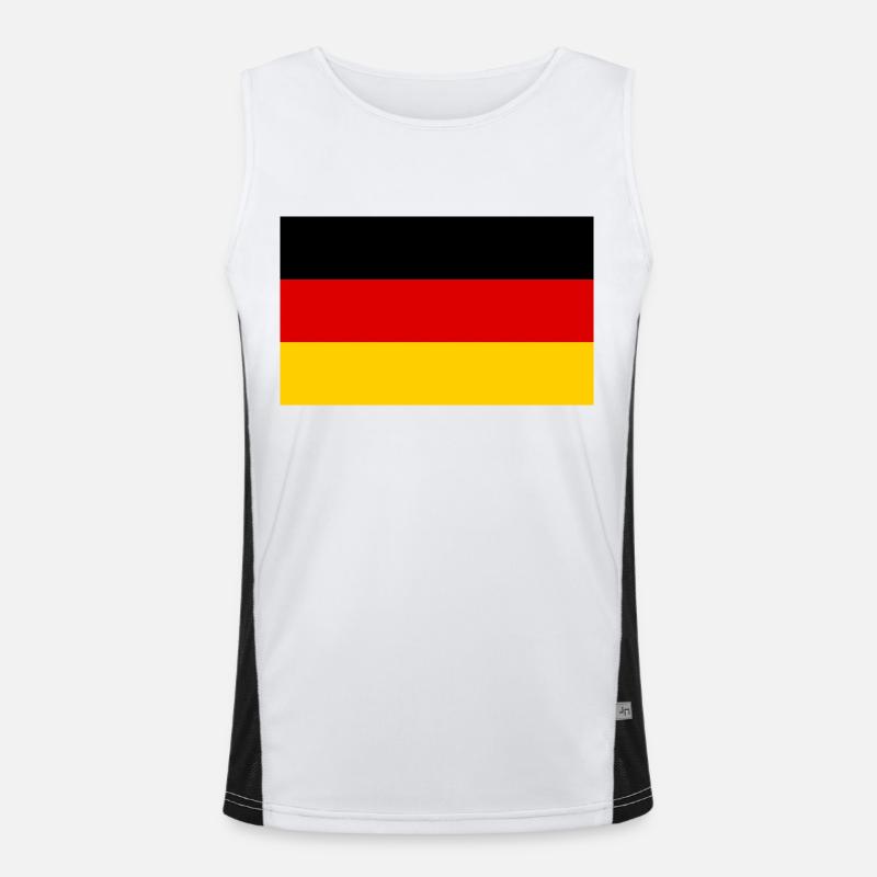 Deutschland Funktionelles Kontrast-Tank Top für Männer 