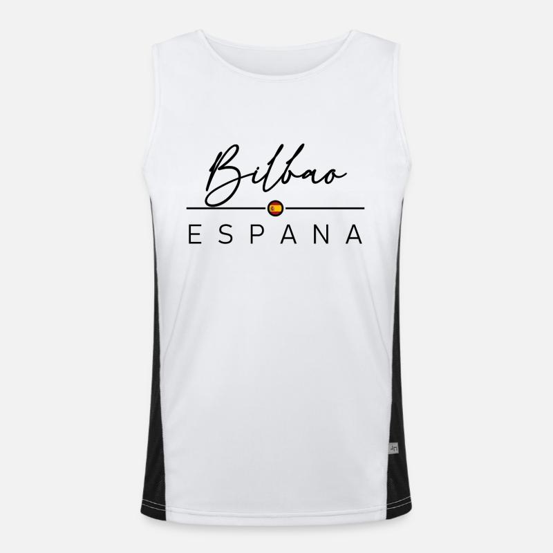 Espagne - Bilbao - Espagne - España Débardeur respirant contrasté Homme 