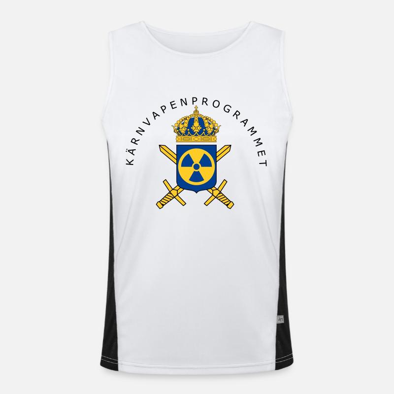 The Swedish Nuclear Weapons Programme Men's Functional Contrast Tank Top 