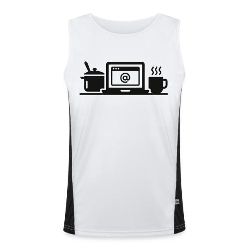 Blogger - Kitchen pattern - Men's Functional Contrast Tank Top 