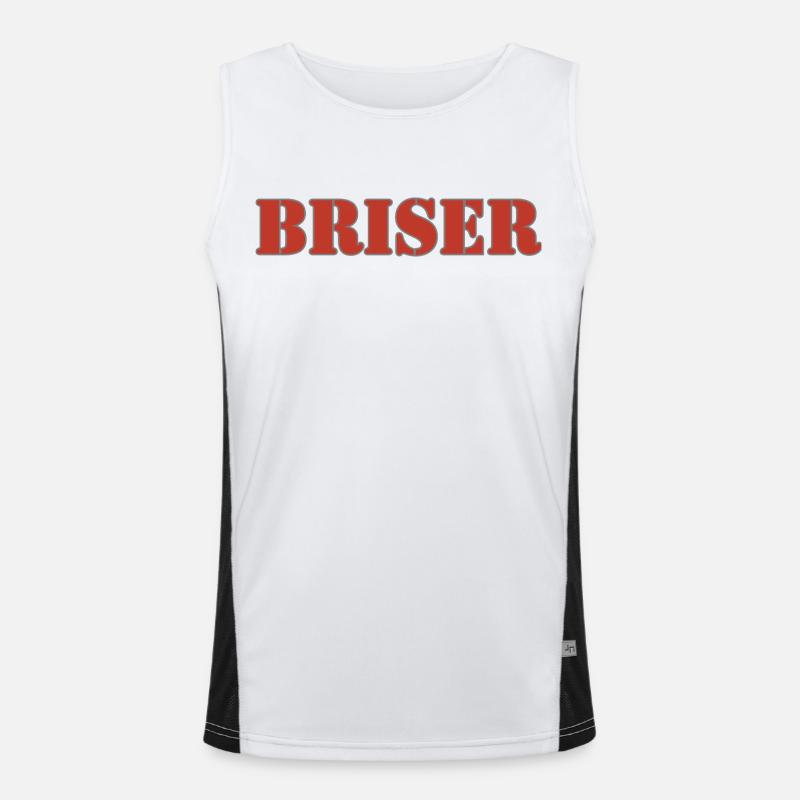 BRISER Débardeur respirant contrasté Homme 