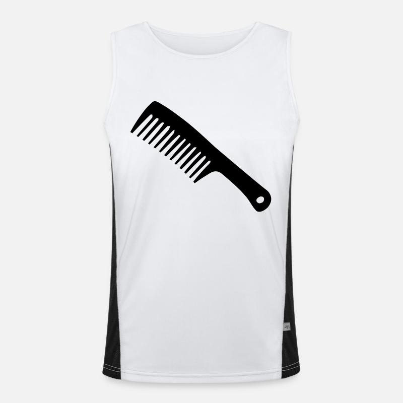 Kamm Funktionelles Kontrast-Tank Top für Männer 