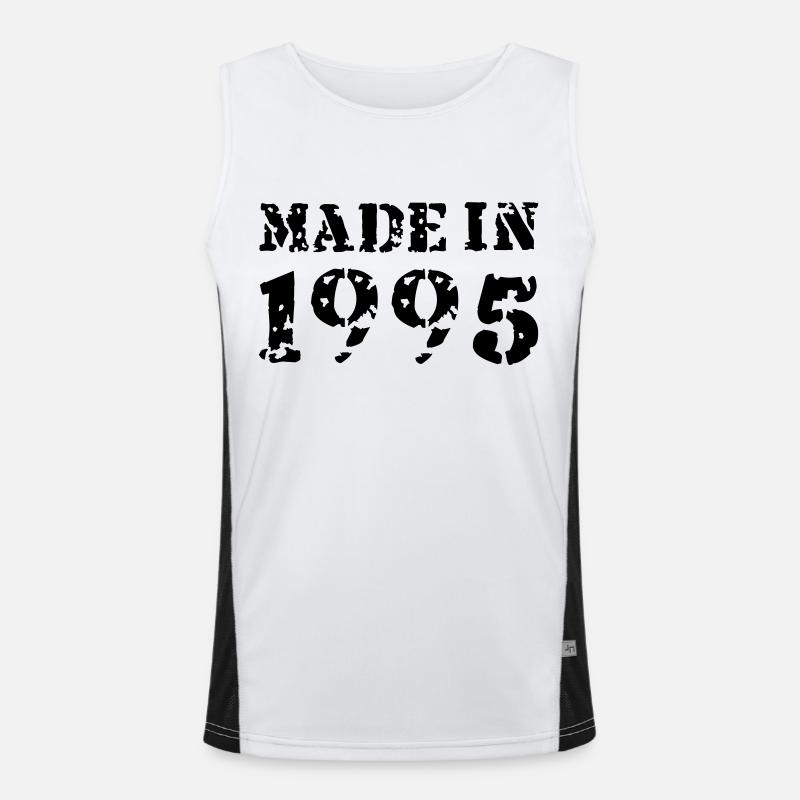 Made in 1995 Funktionelles Kontrast-Tank Top für Männer 