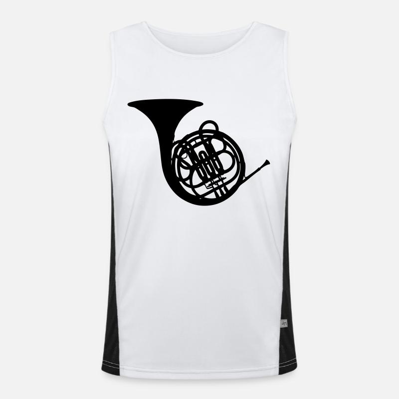 Horn Funktionelles Kontrast-Tank Top für Männer 