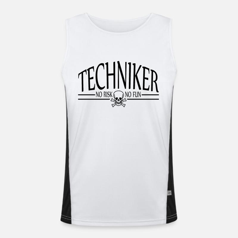 Techniker Funktionelles Kontrast-Tank Top für Männer 