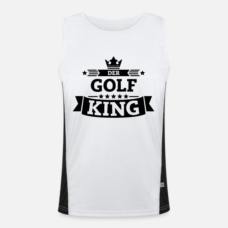 Der Golf-King Funktionelles Kontrast-Tank Top für Männer 