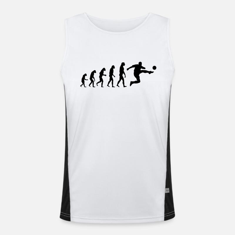 Evolution Fußball Funktionelles Kontrast-Tank Top für Männer 