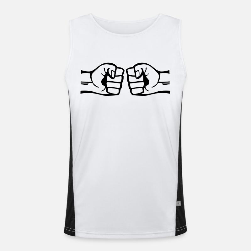 true_friends_f1 Men's Functional Contrast Tank Top 