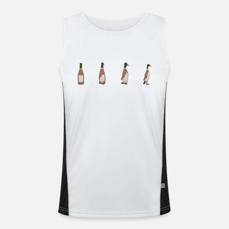Duck Bottle Men's Functional Contrast Tank Top 