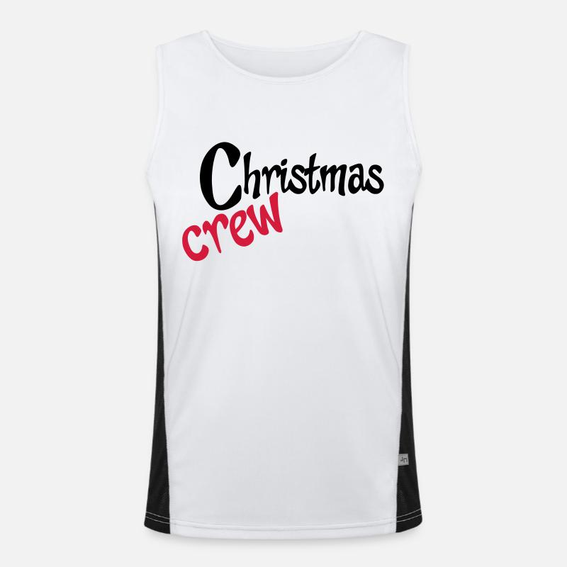 christmas Men's Functional Contrast Tank Top 