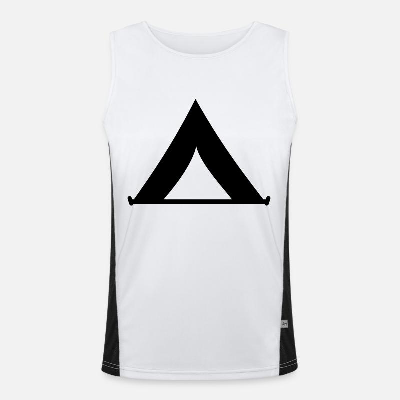 Zelt Funktionelles Kontrast-Tank Top für Männer 