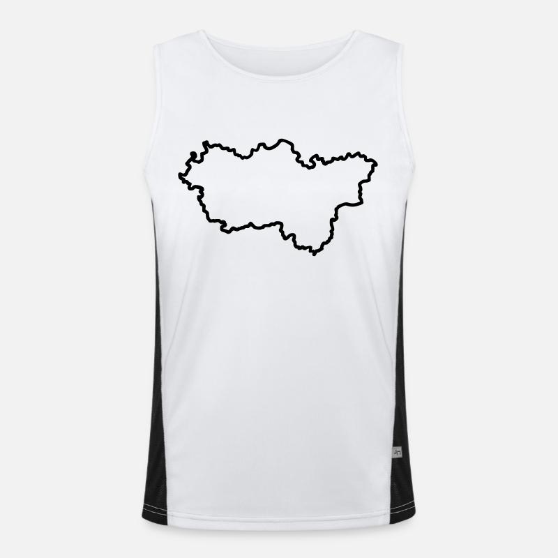 Ruhrgebiet Funktionelles Kontrast-Tank Top für Männer 