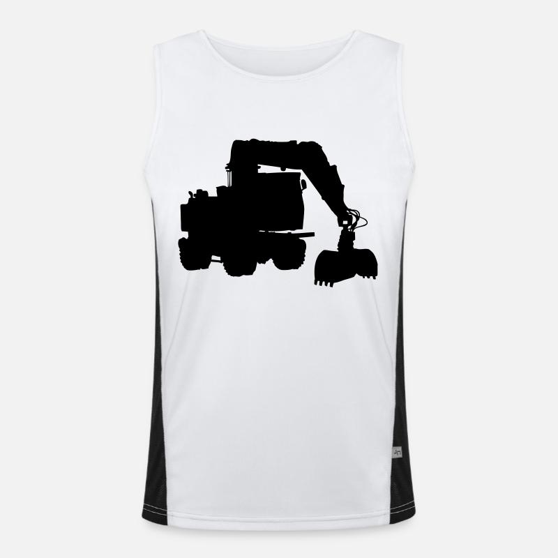 excavator Men's Functional Contrast Tank Top 