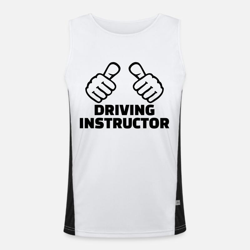 Driving instructor Men's Functional Contrast Tank Top 