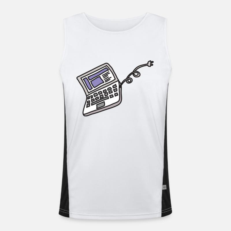 computer science Men's Functional Contrast Tank Top 