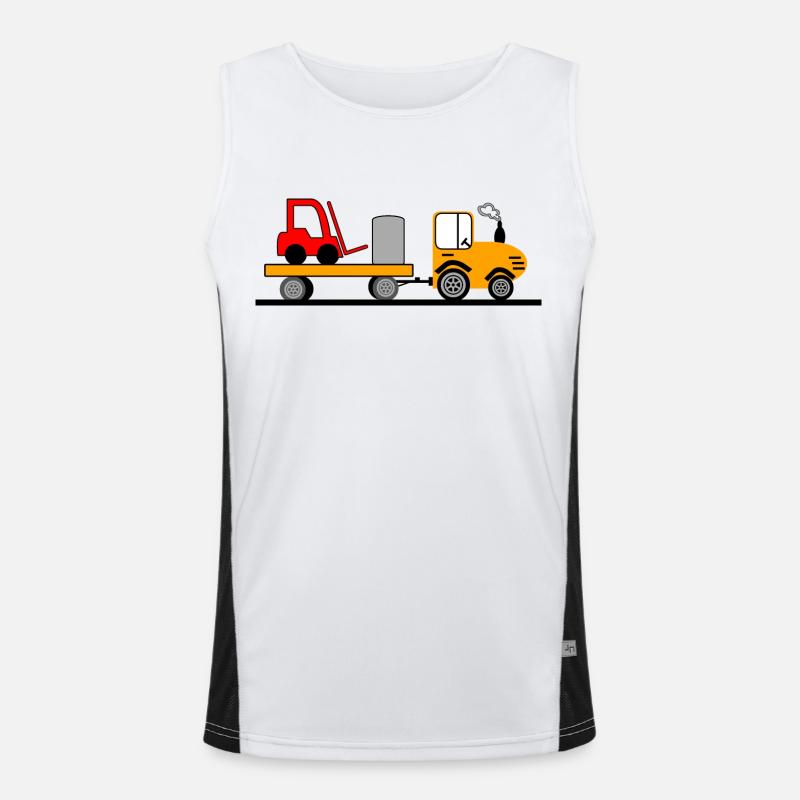 Traktor Funktionelles Kontrast-Tank Top für Männer 