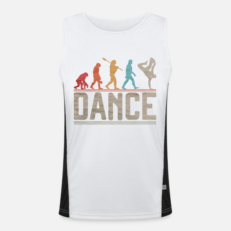 Breakdance Evolution B-boy B-Girl Hip Hop Dance Men's Functional Contrast Tank Top 