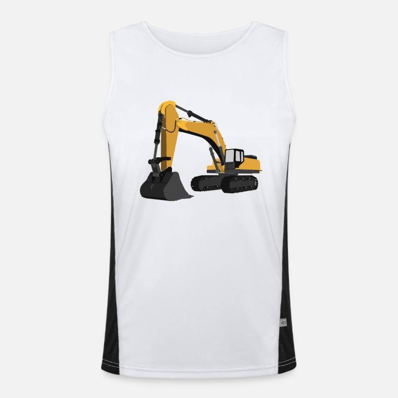Bagger Funktionelles Kontrast-Tank Top für Männer 