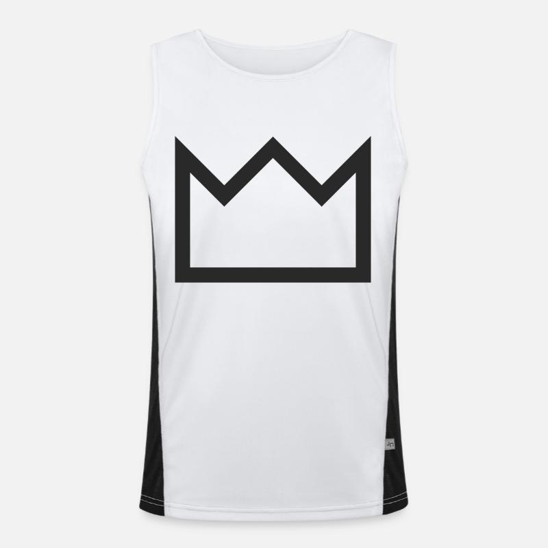 Break crown Men's Functional Contrast Tank Top 