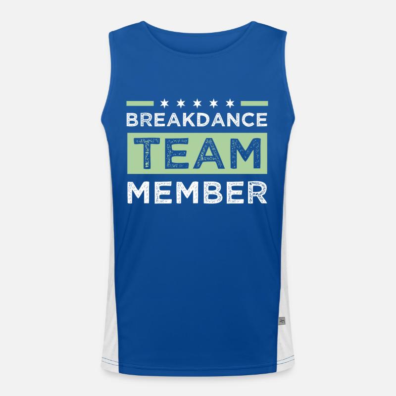 Équipe de breakdance Débardeur respirant contrasté Homme 
