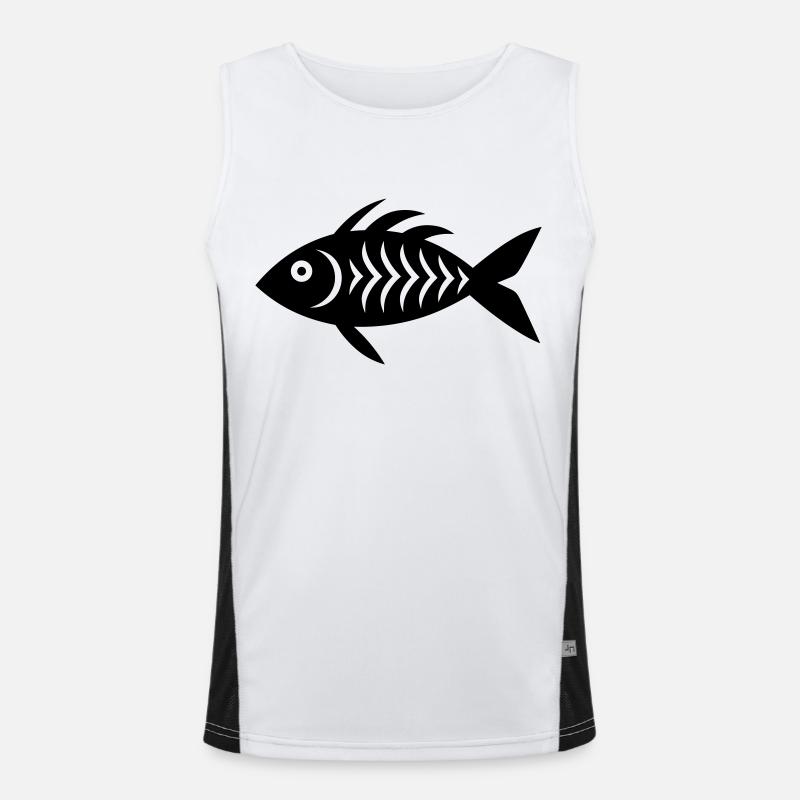 poisson Débardeur respirant contrasté Homme 