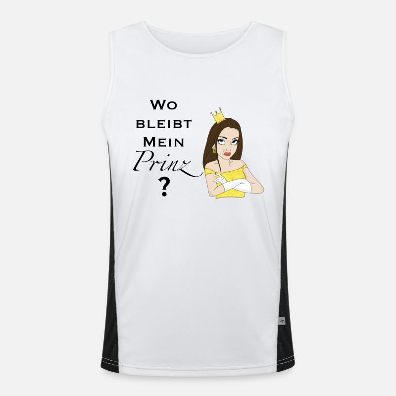 Auf der Suche… Funktionelles Kontrast-Tank Top für Männer 