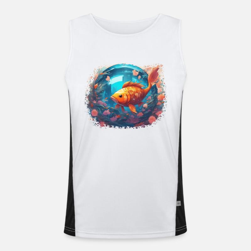 Sunfish Reflections Men's Functional Contrast Tank Top 