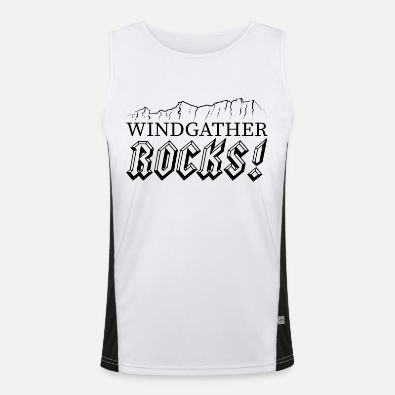 Roches de Windgather Débardeur respirant contrasté Homme 