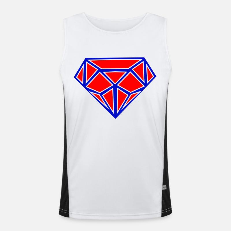 Diamond Men's Functional Contrast Tank Top 