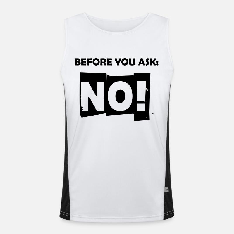 Before you ask: No! Men's Functional Contrast Tank Top 