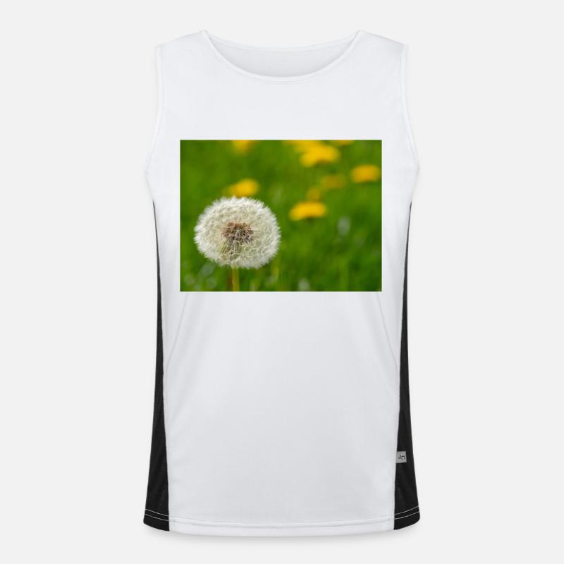 Loewenzahn Funktionelles Kontrast-Tank Top für Männer 