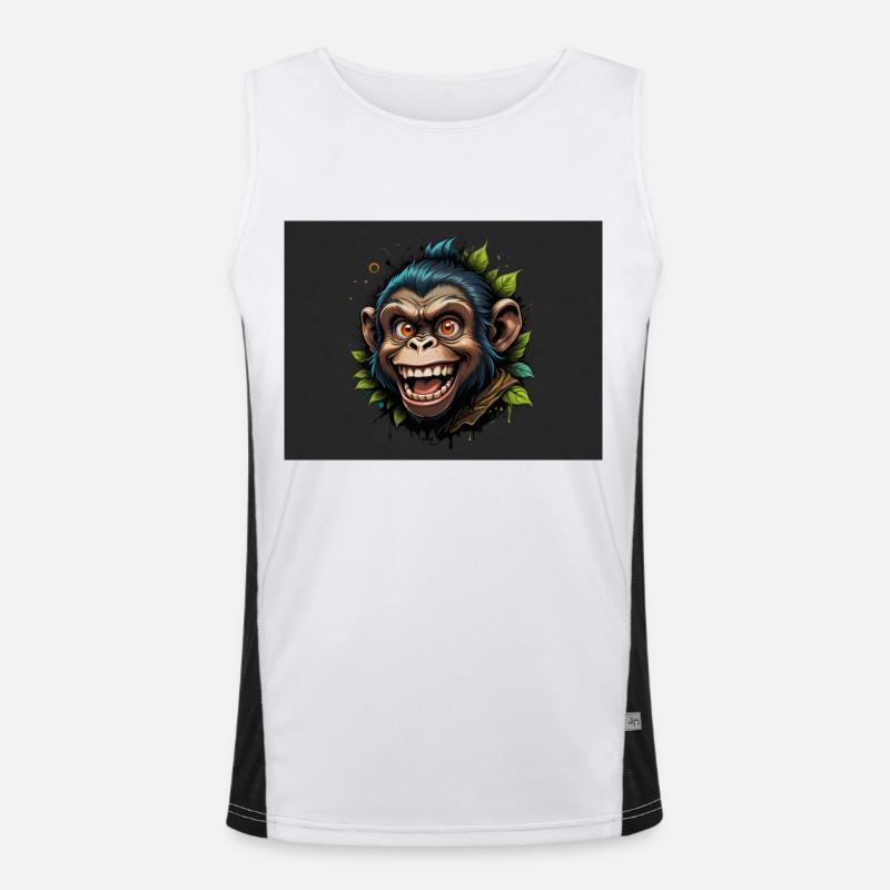 Singe Débardeur respirant contrasté Homme 